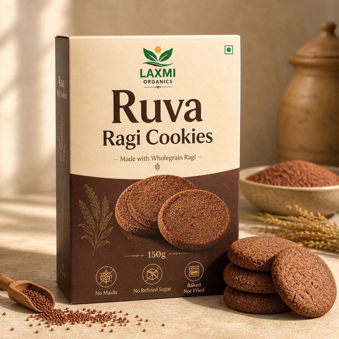 No-Bake Ragi Energy Bites | Healthy Snack Recipe Using Ragi Millet Cookies