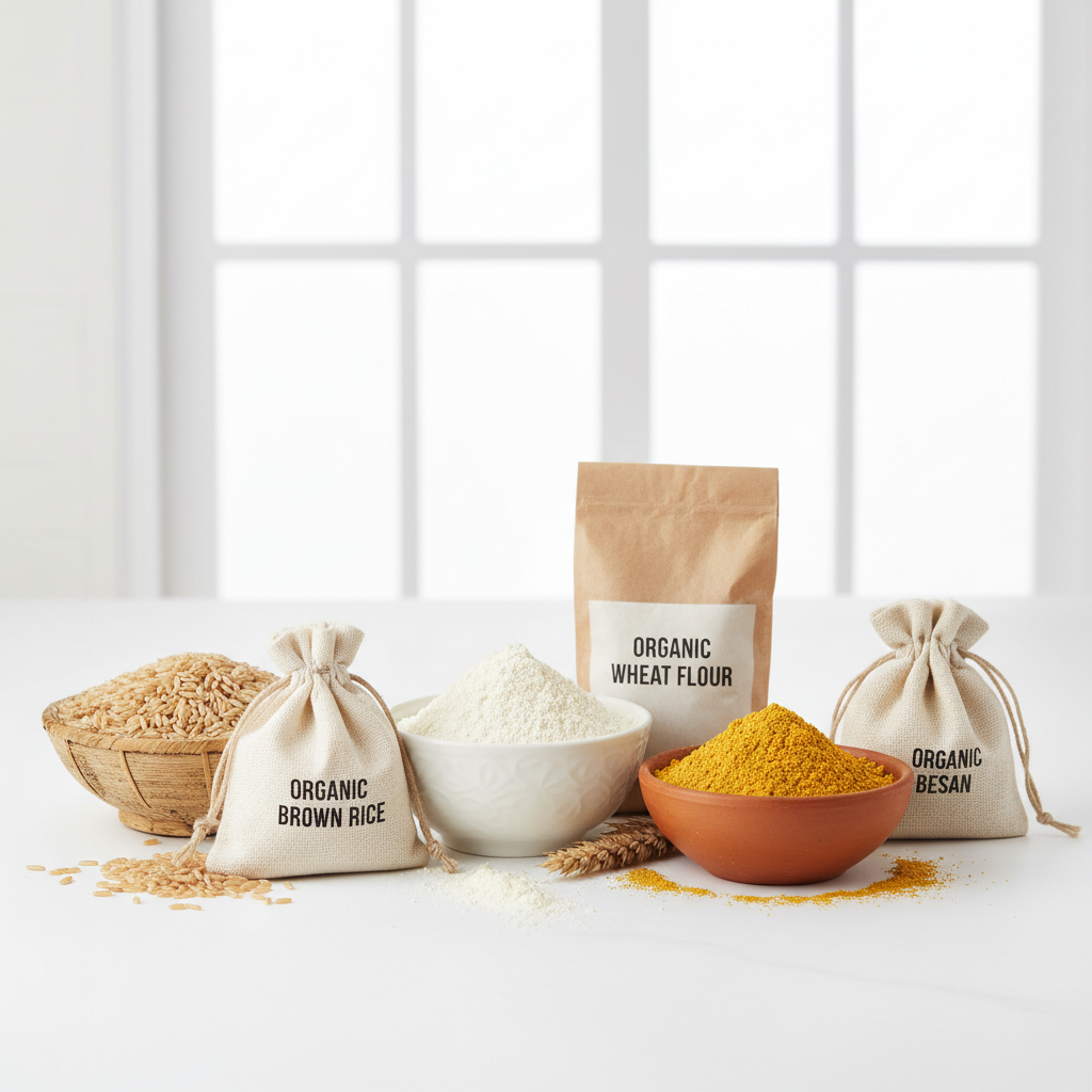 Grains & Flours(Atta)