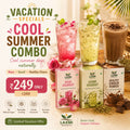 Vacation Specials – Cool Summer Combo (Rose Sharbat + Saunf Sharbat + Healthy Choco Powder)