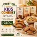 Vacation Specials – Kids Combo 3 (Ragi Pancake Premix + Jowar Millet Cookies + Millet Pasta)